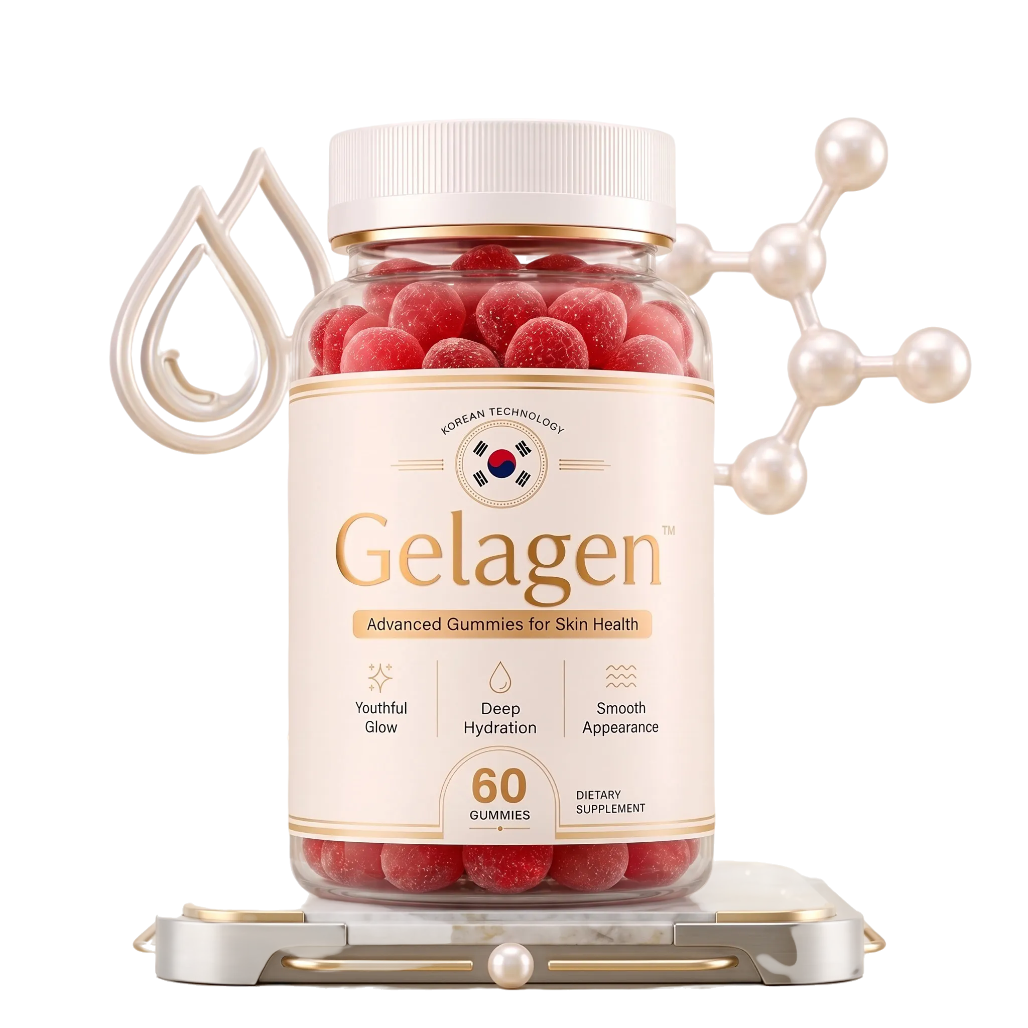 Gelagen collagen gummies — firmer skin daily ritual